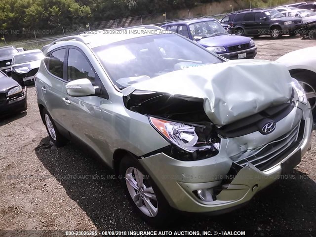 KM8JUCAC1DU639064 - 2013 HYUNDAI TUCSON GLS/LIMITED 绿色 照片 1