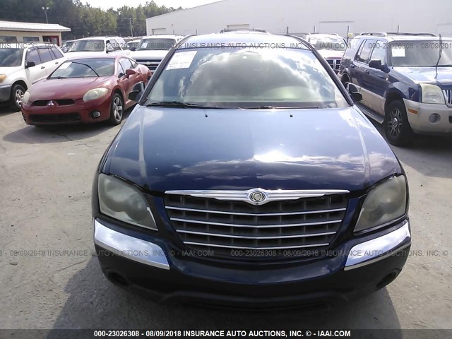 2C4GM68465R579392 - 2005 CHRYSLER PACIFICA TOURING BLUE photo 6