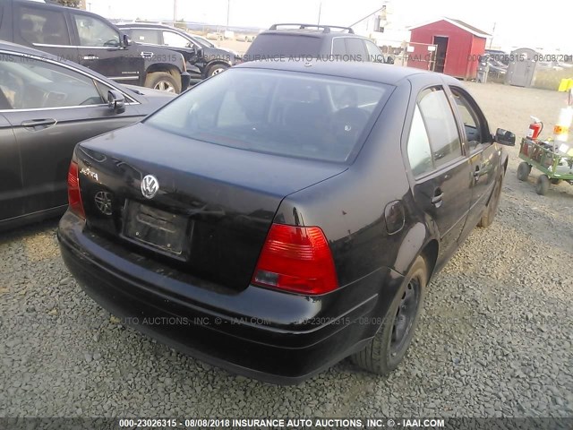 3VWRK69M23M103011 - 2003 VOLKSWAGEN JETTA GL BLACK photo 4