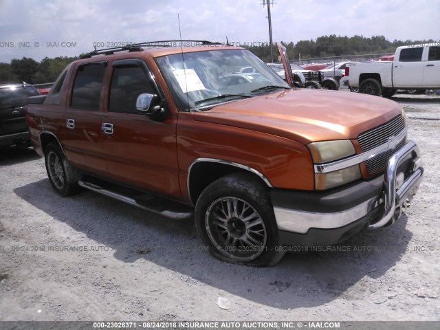 3GNEC12Z25G242619 - 2005 CHEVROLET AVALANCHE C1500 ORANGE photo 1