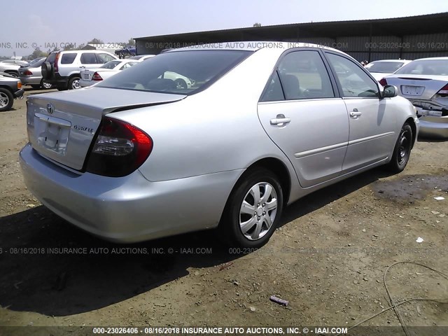4T1BE32K44U337954 - 2004 TOYOTA CAMRY LE/XLE/SE Күміс фото 4