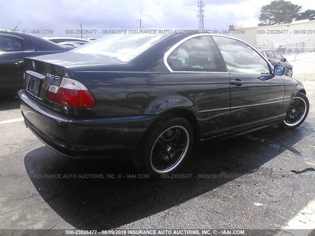 WBABN53473PH04696 - 2003 BMW 330 CI BLACK photo 4
