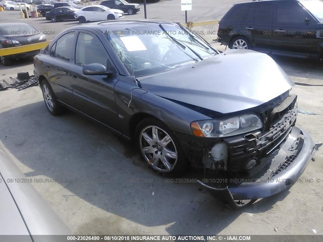 YV1RS592162542685 - 2006 VOLVO S60 2.5T GRAY photo 1