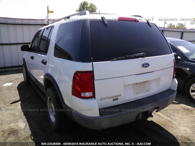 1FMZU63K53ZA69645 - 2003 FORD EXPLORER XLT/XLT SPORT/NBX 白色 照片 3