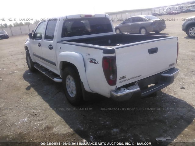 1GTDT136558251412 - 2005 GMC CANYON WHITE photo 3