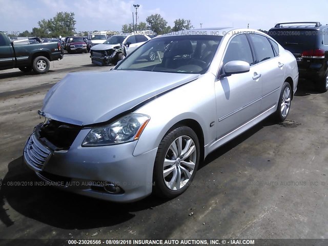 JNKCY01F89M852920 - 2009 INFINITI M35 SPORT SILVER photo 2