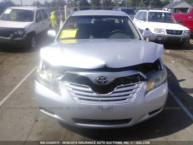 4T1BE46K47U671308 - 2007 TOYOTA CAMRY NEW GENERAT CE/LE/XLE/SE SILVER photo 6