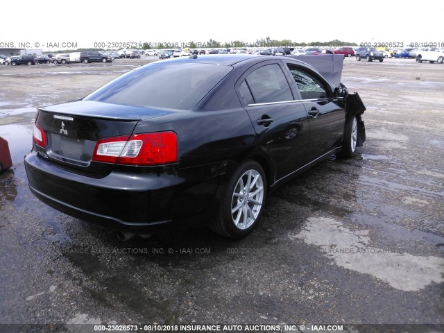 4A32B3FFXCE023497 - 2012 MITSUBISHI GALANT ES/SE BLACK photo 4