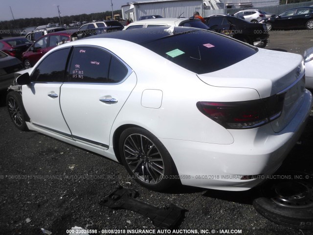 JTHBL5EF5D5115985 - 2013 LEXUS LS 460 WHITE photo 3