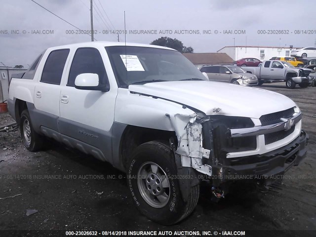 3GNEC13T72G104175 - 2002 CHEVROLET AVALANCHE C1500 WHITE photo 1