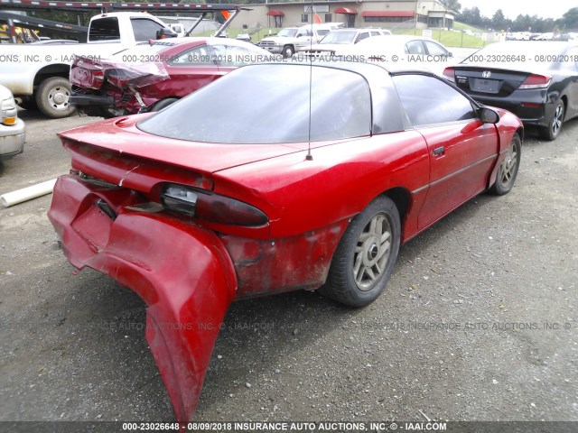 2G1FP22K1V2135650 - 1997 CHEVROLET CAMARO RS RED photo 4