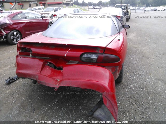 2G1FP22K1V2135650 - 1997 CHEVROLET CAMARO RS RED photo 6