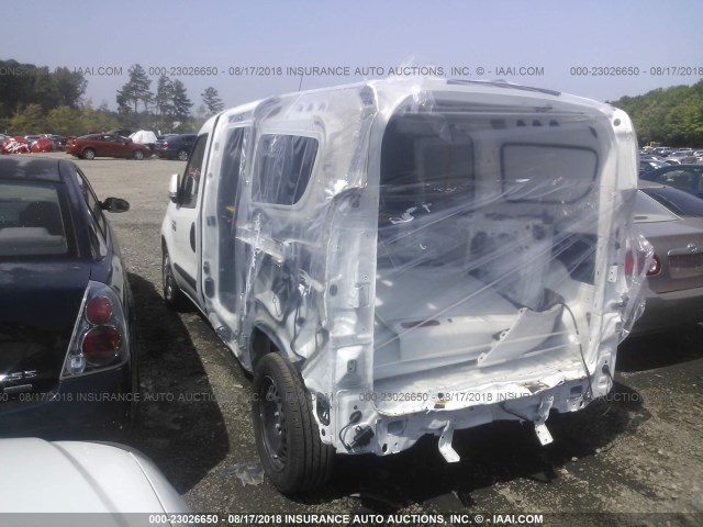 ZFBERFBB9H6E77571 - 2017 RAM PROMASTER CITY SLT 白色 照片 3