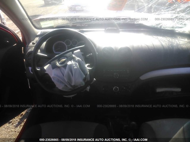 KL1TD66E59B334993 - 2009 CHEVROLET AVEO LS/LT 红色 照片 5