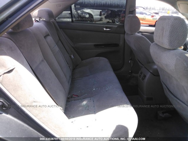 JTDBF30KX20086060 - 2002 TOYOTA CAMRY LE/XLE/SE Сұр фото 8