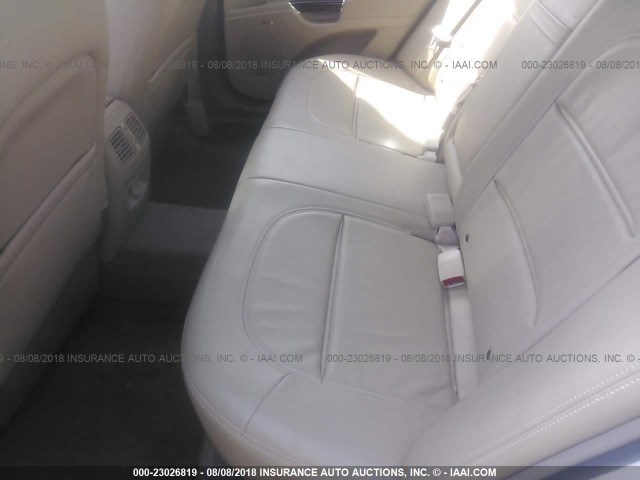 KMHFC46F29A374469 - 2009 HYUNDAI AZERA WHITE photo 8