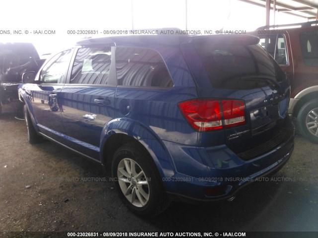 3C4PDDBG9FT561295 - 2015 DODGE JOURNEY SXT BLUE photo 3