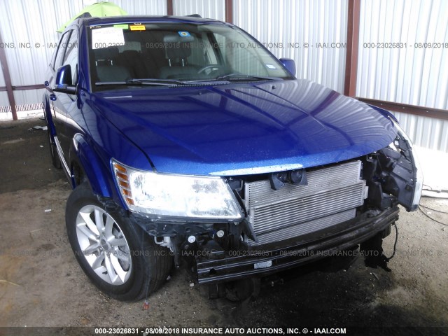 3C4PDDBG9FT561295 - 2015 DODGE JOURNEY SXT BLUE photo 6