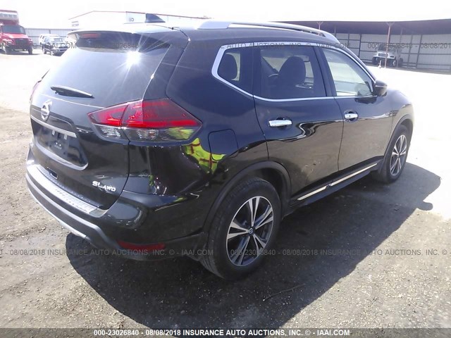 5N1AT2MV3HC776285 - 2017 NISSAN ROGUE SV/SL BLACK photo 4