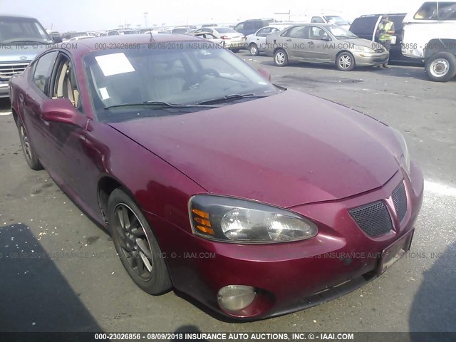 2G2WR524541143733 - 2004 PONTIAC GRAND PRIX GTP წითელი ფოტო 1