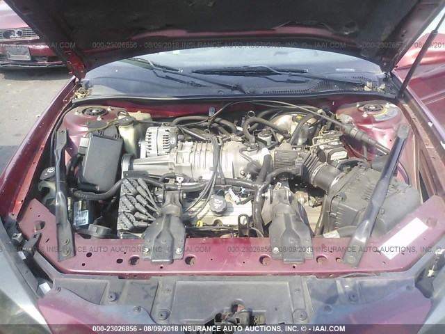 2G2WR524541143733 - 2004 PONTIAC GRAND PRIX GTP წითელი ფოტო 10
