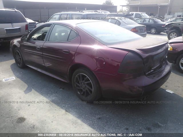 2G2WR524541143733 - 2004 PONTIAC GRAND PRIX GTP წითელი ფოტო 3