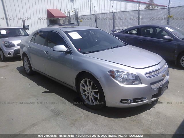 1G1ZG5E73CF305606 - 2012 CHEVROLET MALIBU LTZ 银色 照片 1
