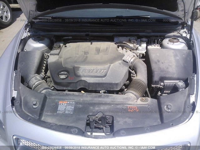 1G1ZG5E73CF305606 - 2012 CHEVROLET MALIBU LTZ 银色 照片 10