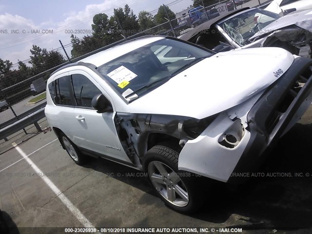 1J4NT5FB5BD287523 - 2011 JEEP COMPASS LIMITED WHITE photo 1