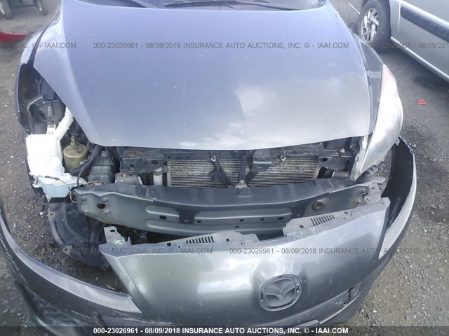 JM1BL1V8XC1520340 - 2012 MAZDA 3 I GRAY photo 6