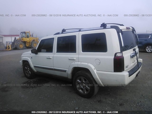 1J8HG58206C293609 - 2006 JEEP COMMANDER LIMITED WHITE photo 3