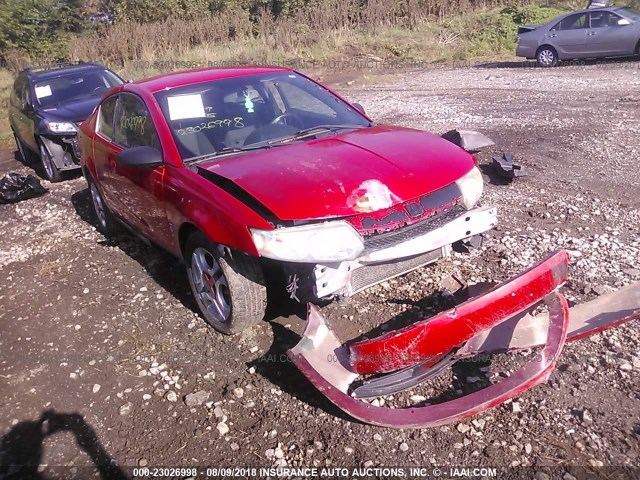 1G8AN15F17Z116591 - 2007 SATURN ION LEVEL 2 RED photo 1