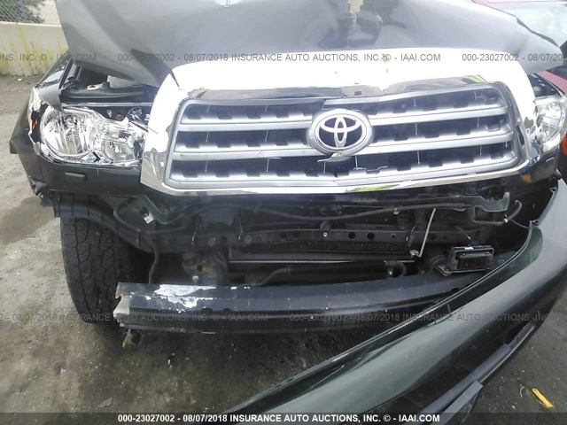 5TDDW5G1XAS028768 - 2010 TOYOTA SEQUOIA PLATINUM GREEN photo 6