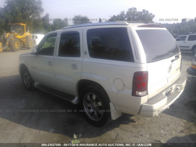 1GYEK63N43R192835 - 2003 CADILLAC ESCALADE LUXURY Weiß Foto 3