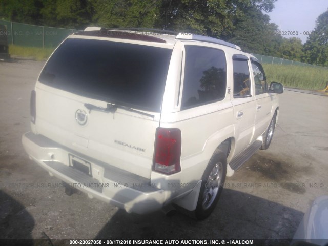 1GYEK63N43R192835 - 2003 CADILLAC ESCALADE LUXURY Weiß Foto 4