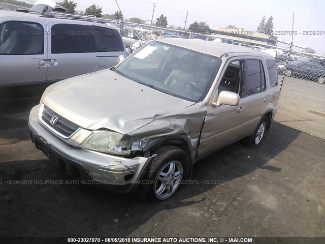 JHLRD1872YC051550 - 2000 HONDA CR-V SE/EX GOLD photo 2