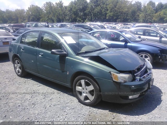 1G8AL55F36Z158921 - 2006 SATURN ION LEVEL 3 GREEN photo 1