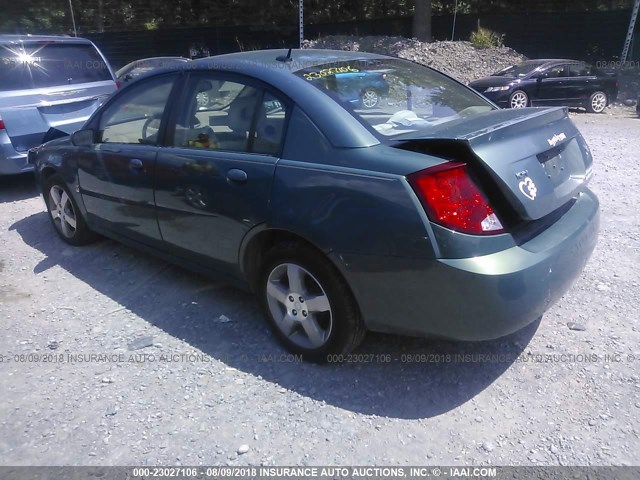 1G8AL55F36Z158921 - 2006 SATURN ION LEVEL 3 GREEN photo 3