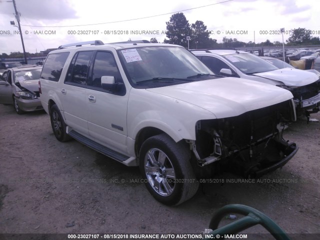 1FMFK19557LA54200 - 2007 FORD EXPEDITION EL LIMITED CREAM photo 1