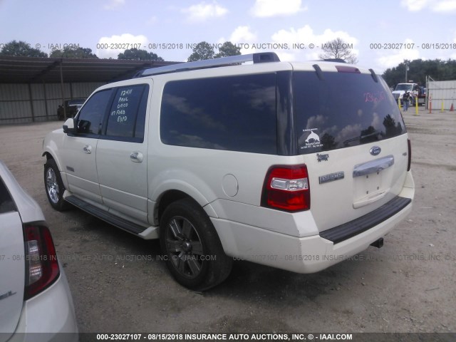 1FMFK19557LA54200 - 2007 FORD EXPEDITION EL LIMITED CREAM photo 3