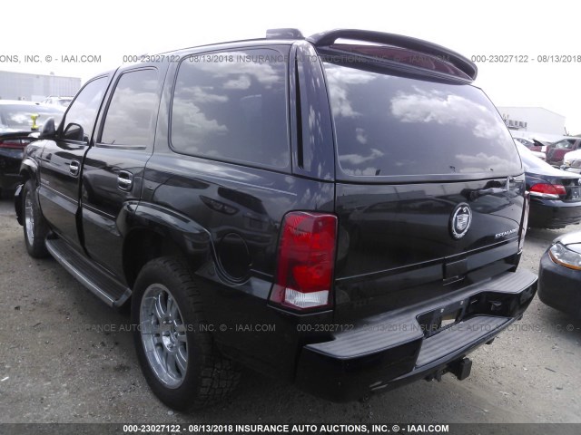 1GYEK63N73R116249 - 2003 CADILLAC ESCALADE LUXURY BLACK photo 3