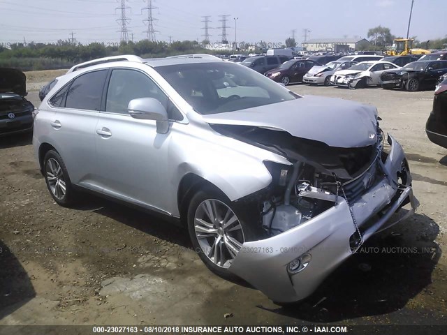 2T2BK1BA0FC256910 - 2015 LEXUS RX 350/BASE/F SPORT SILVER photo 1