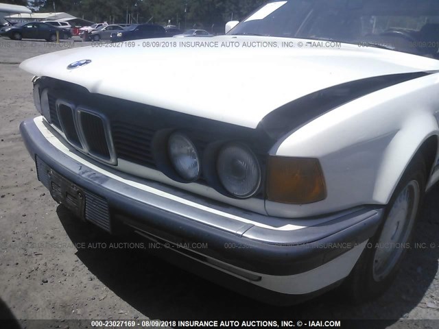 WBAGB431XJ3200014 - 1988 BMW 735 I AUTOMATIC WHITE photo 6