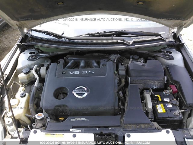 1N4BL24E78C138636 - 2008 NISSAN ALTIMA 3.5SE SILVER photo 10