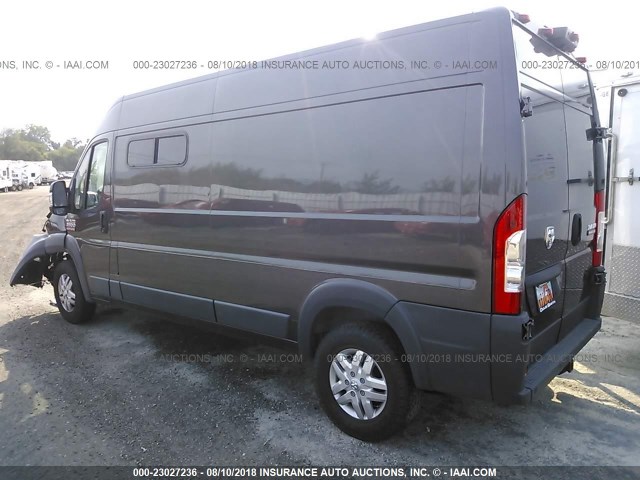 3C6TRVDG9JE117762 - 2018 RAM PROMASTER 2500 2500 HIGH GRAY photo 3