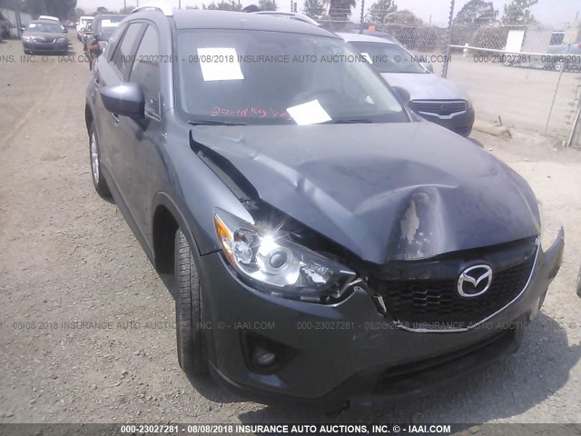 JM3KE2CE8D0153428 - 2013 MAZDA CX-5 TOURING GRAY photo 1