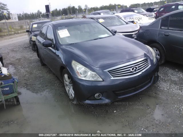 JN1CV6AP7CM622348 - 2012 INFINITI G37 SPORT BLUE photo 1