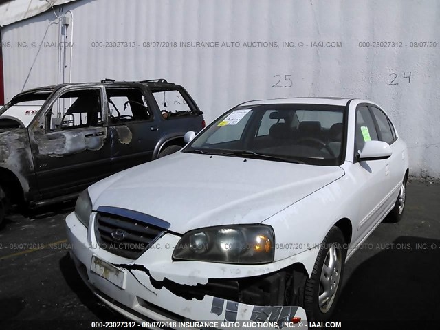 KMHDN46DX6U230114 - 2006 HYUNDAI ELANTRA GLS/GT/LIMITED WHITE photo 6