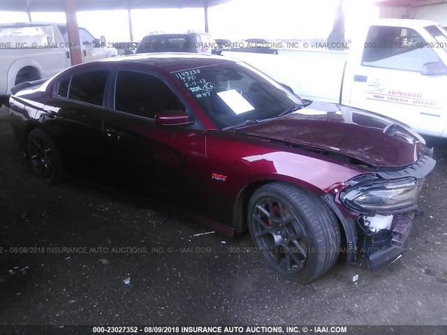 2C3CDXGJ1HH630016 - 2017 DODGE CHARGER R/T 392 MAROON photo 1