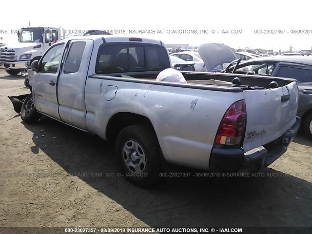 5TETX22NX5Z011284 - 2005 TOYOTA TACOMA ACCESS CAB Күміс фото 3